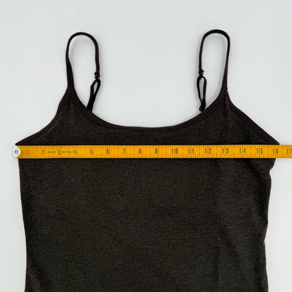 PACT Organic Cotton Everyday Shelf Bra Camisole Tank Top in Charcoal Gray Size M - Picture 8 of 8